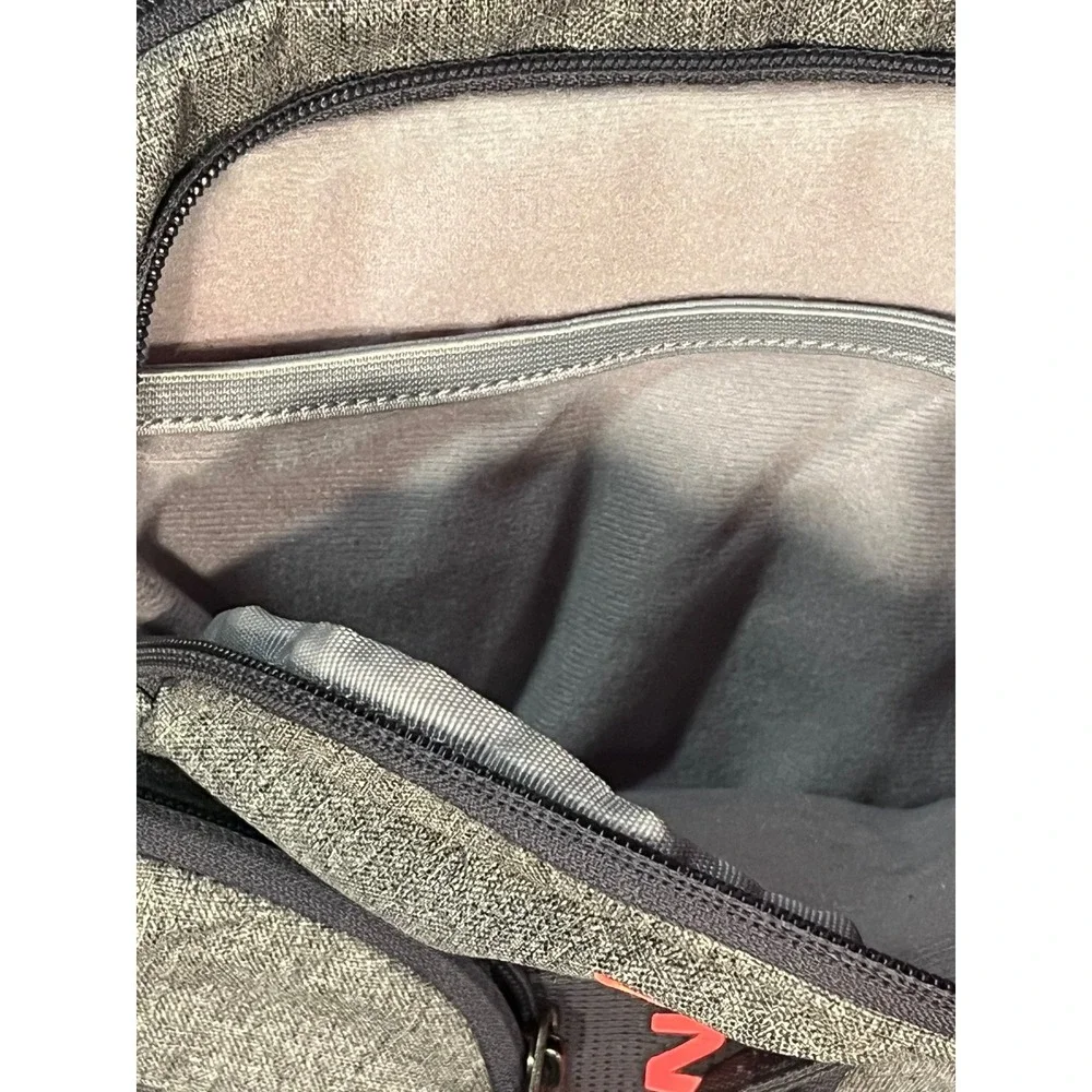 Under Armour Storm Backpack Grey Pink UA Logo Water Resistant Sport Bag